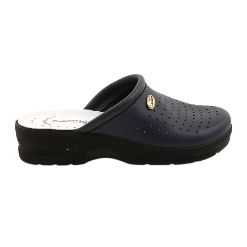 Pantofole Pelle Comfooty Alessia Navy Blue