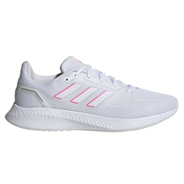 Adidas Runfalcon 2.0 scarpe da donna bianche e rosa FY9623 bianca