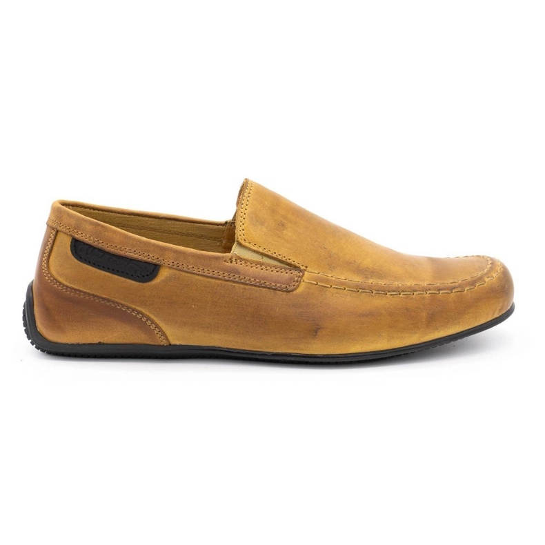 Polbut Mocassini uomo in pelle 2105 rosso multicolore