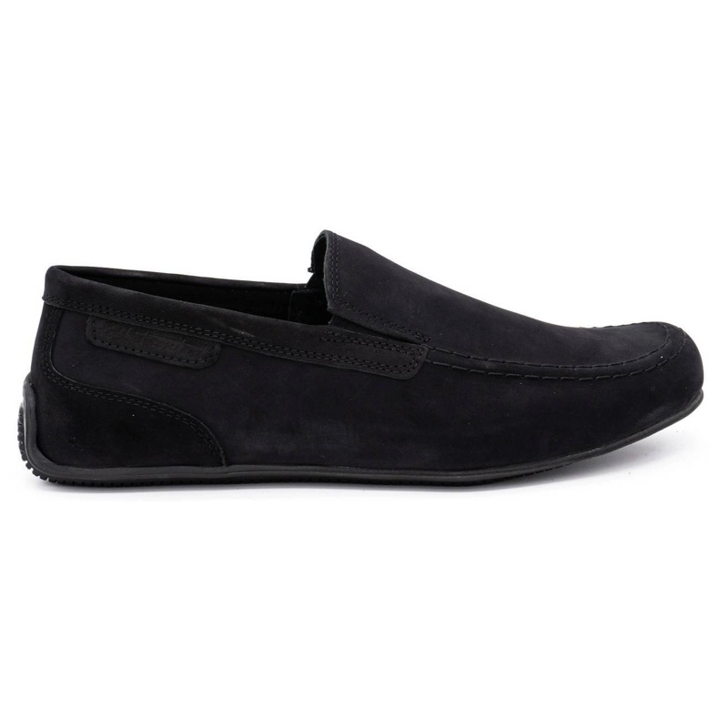 Polbut Mocassini uomo in pelle 2105 nabuk nero
