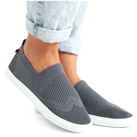 Sneakers Donna Slip-on Big Star FF274A607 Grigie grigio