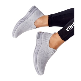PS1 Scarpe Sportive Donna Slip-on Grigie Be Stretchy grigio