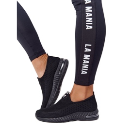 PS1 Scarpe Sportive Donna Slip-on Nere Be Stretchy nero