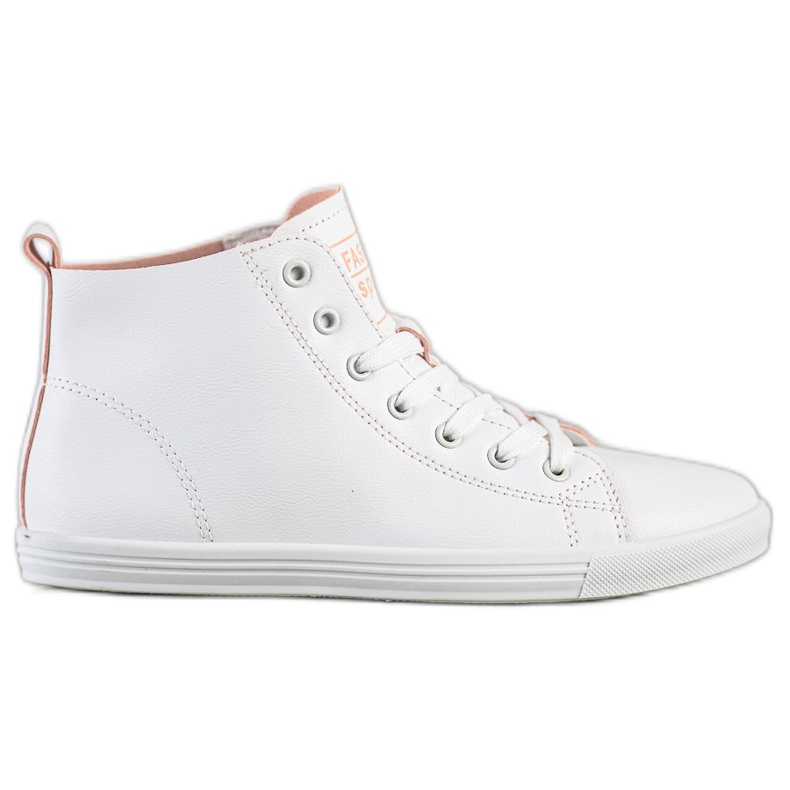 Ideal Shoes Scarpe da ginnastica di alta moda per lo sport bianca