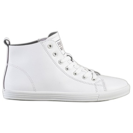 Ideal Shoes Scarpe da ginnastica di alta moda per lo sport bianca