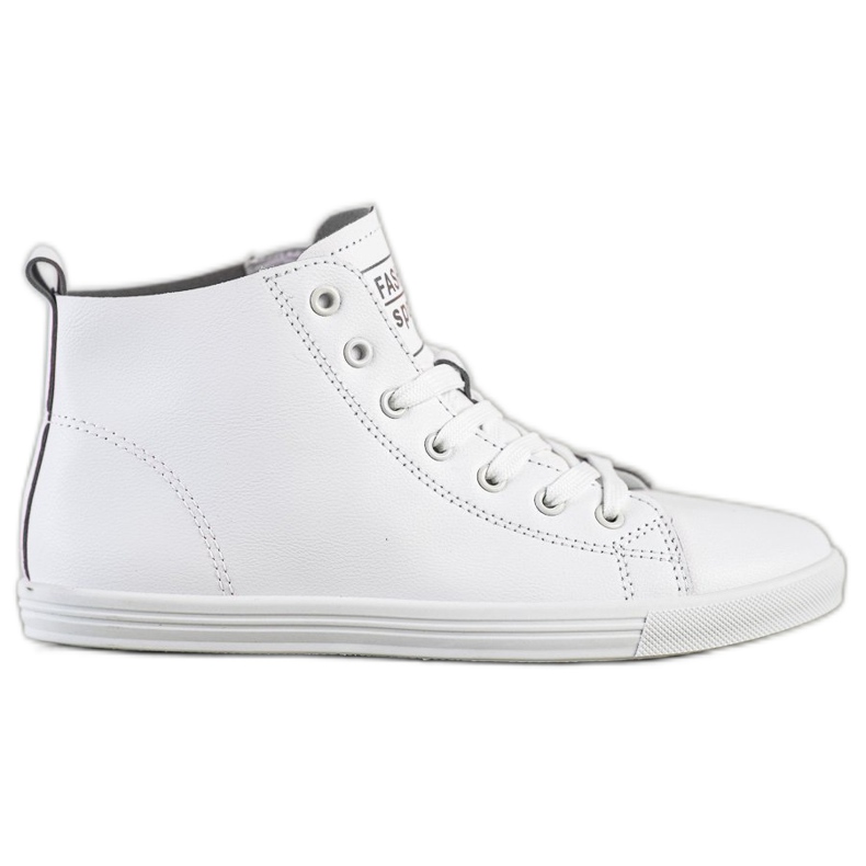 Ideal Shoes Scarpe da ginnastica di alta moda per lo sport bianca