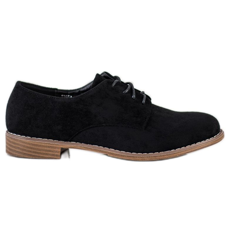 Seastar Scarpe stringate in pelle scamosciata nero