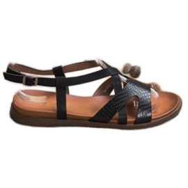 Sandali Sergio Leone casual nero