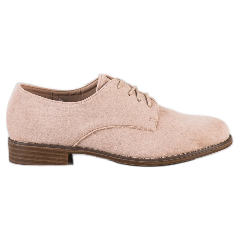 Seastar Scarpe stringate in pelle scamosciata beige