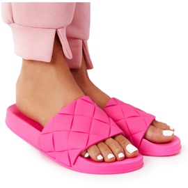 PS1 Pantofole in gomma da donna Fucsia Let's Swim rosa
