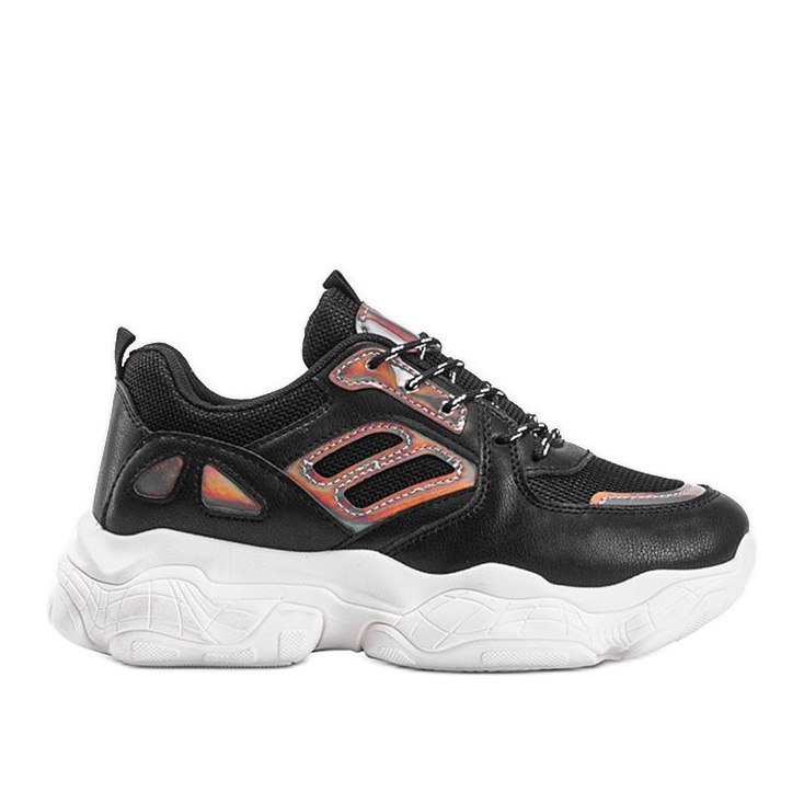 Sneakers nere con suola spessa Annette nero