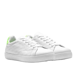 Classiche sneakers bianche di Kaylah bianco