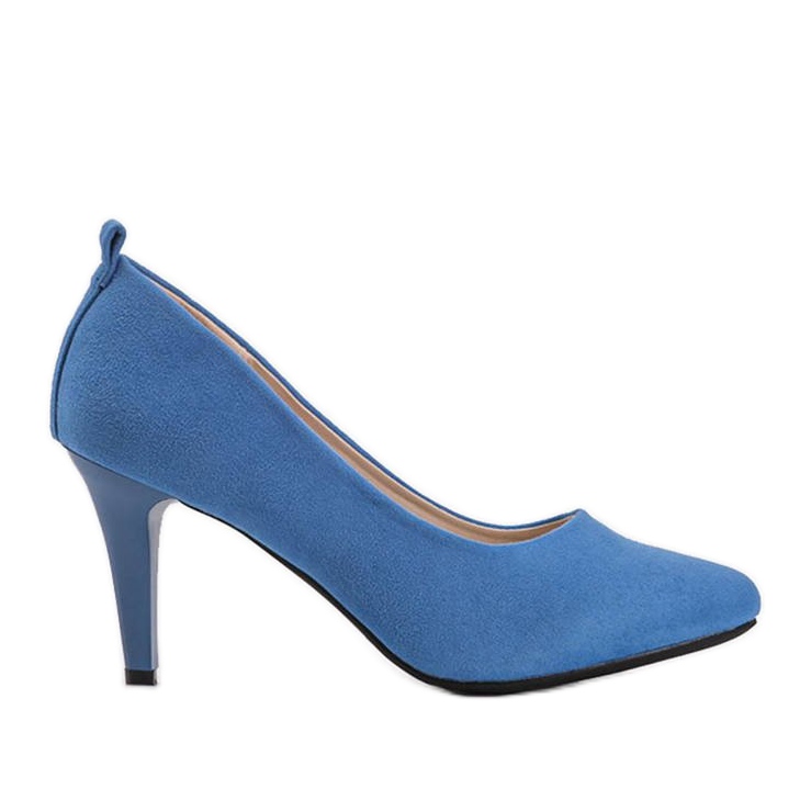 Décolleté blu su tacco a spillo Cameron