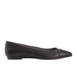 Ballerine Gia in pelle marrone