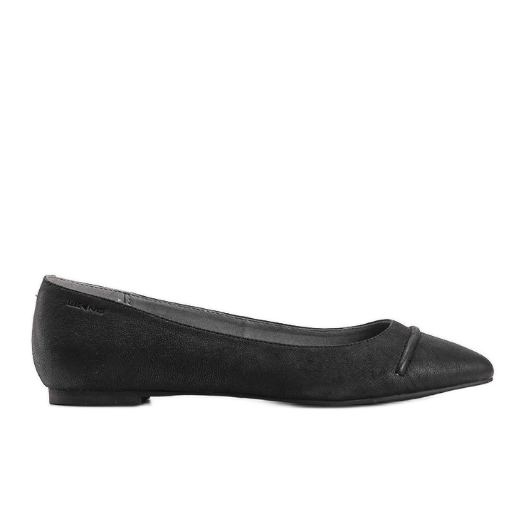 Ballerine Gia in pelle nera nero