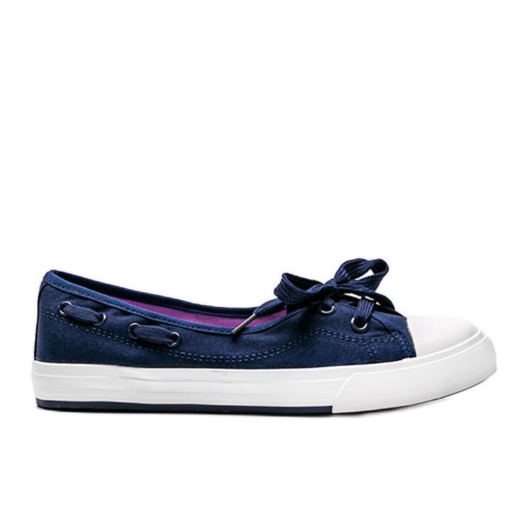 Mezze sneakers Alana blu navy da donna
