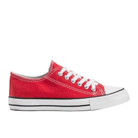 Sneaker basse rosse classiche Destini rosso