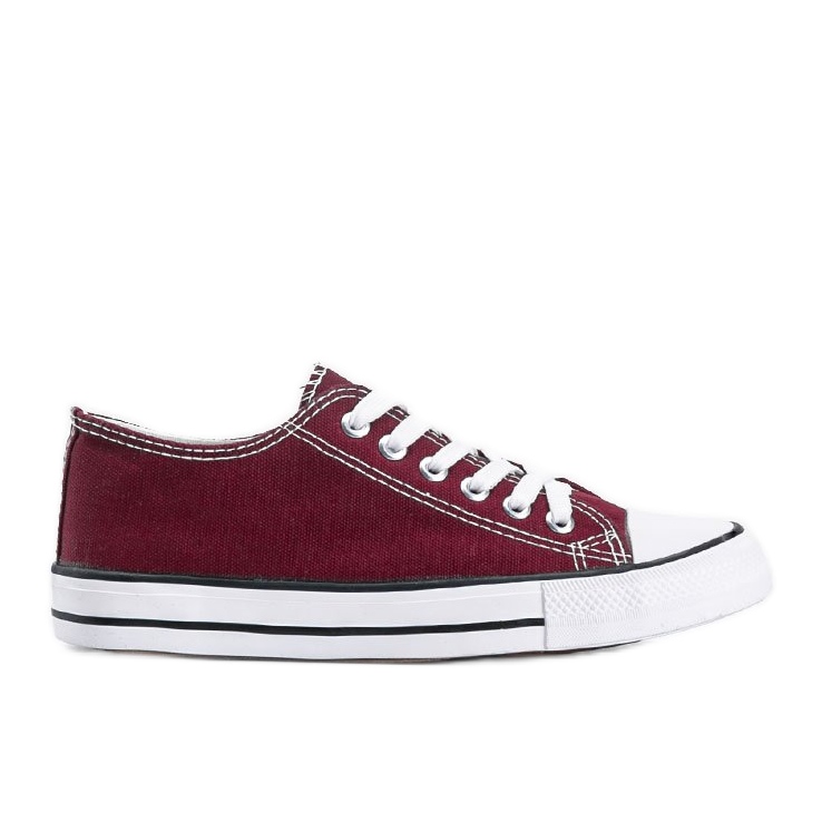 Classiche sneakers basse bordeaux Destini rosso