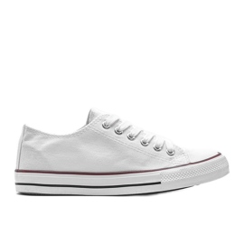 Sneaker basse bianche classiche Destini bianco