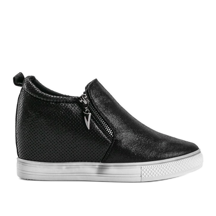 Sneakers Avery da donna nere lucide nero
