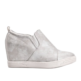 Sneakers Jayla da donna bianche lucide bianca d'argento