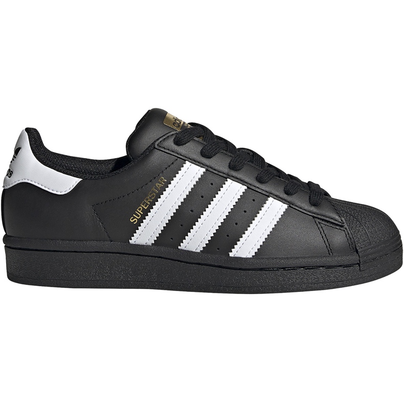 Adidas Superstar J scarpe da bambino nere EF5398 nero