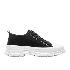 Sneakers nere su suola spessa Alyssa nero