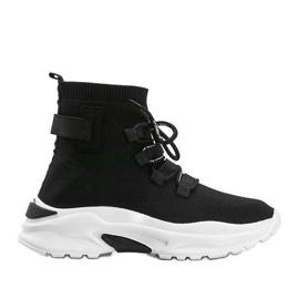 Calzini neri Ella alla caviglia nero