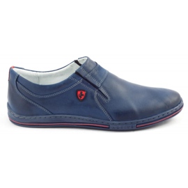 Polbut Scarpe Brogue Uomo Pelle 362 Blu Navy