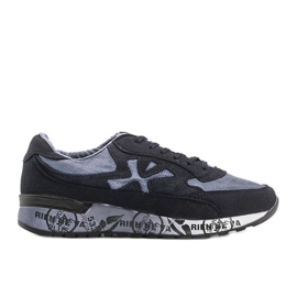 Sneakers uomo Omarion blu navy multicolore