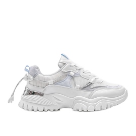 Sneakers sportive bianche Cristal bianco