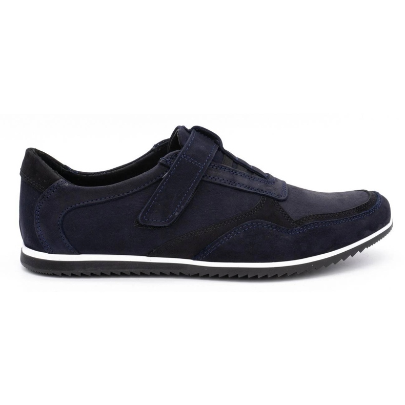 Polbut Scarpe casual da uomo in pelle 2102/2 blu navy