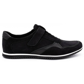 Polbut Scarpe casual da uomo in pelle 2102/2 nere nero