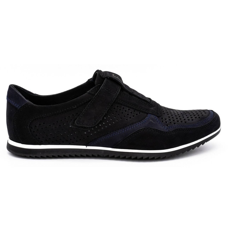 Polbut Scarpe casual da uomo in pelle 2102/2L nere nero