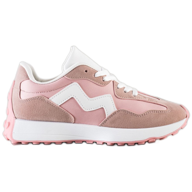 SHELOVET Scarpe da ginnastica casual rosa