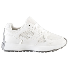 SHELOVET Scarpe da ginnastica bianche bianca