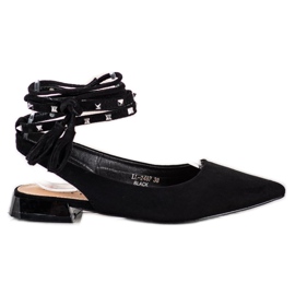 Seastar Décolleté con rilegatura decorativa nero