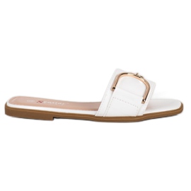 Seastar Pantofole Eleganti Con Ornamento bianca