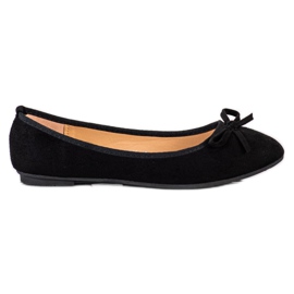 Clowse Ballerina Classica In Pelle Scamosciata nero