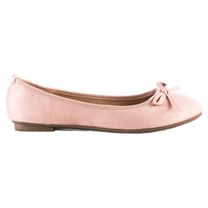 Clowse Ballerina Classica In Pelle Scamosciata rosa