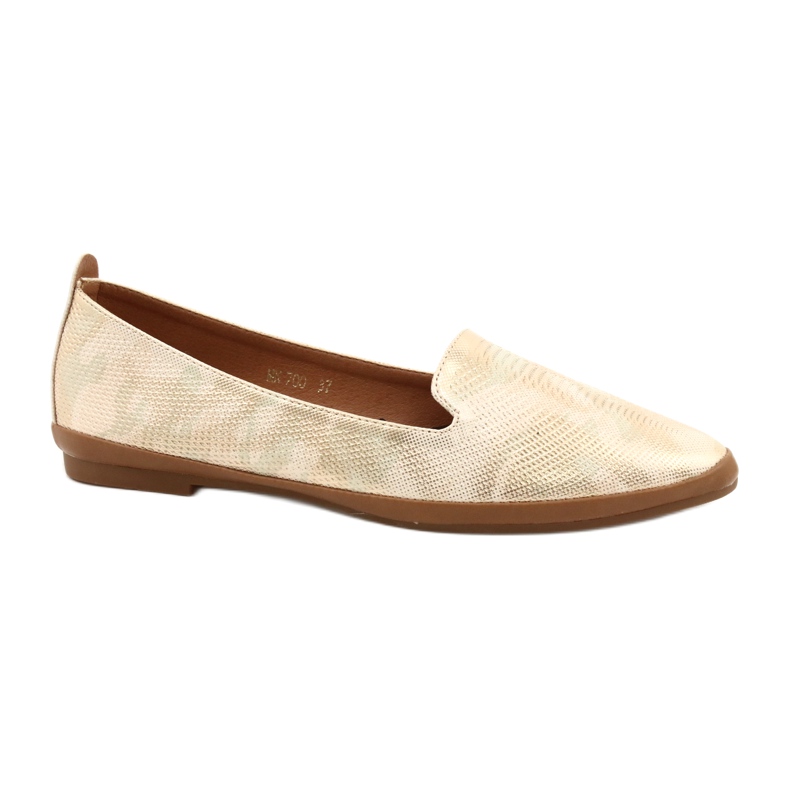 Sergio Leone ballerina lords beige/oro MK700