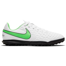 Scarpa da calcio Nike Tiempo Legend 8 Club Tf Junior AT5883 030 bianco bianco