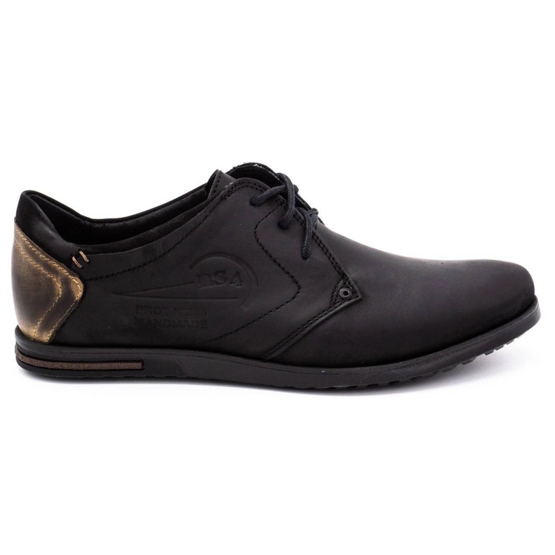 Polbut Scarpe da uomo in pelle 2103 nere nero
