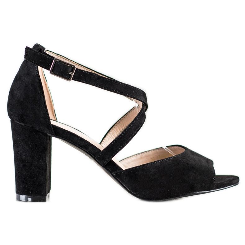 Sandali VINCEZA in camoscio nero