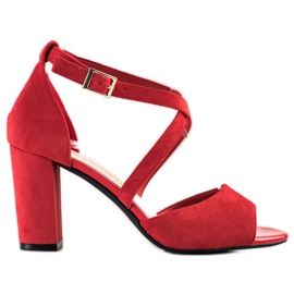 Décolleté Sergio Leone alla moda rosso