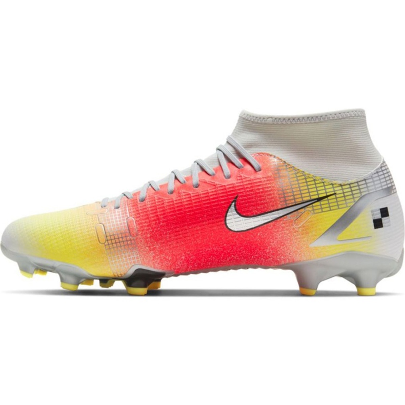 Nike Mercurial Superfly 8 Academy Mds FG / MG M CV0948 108 scarpe da calcio rosso arancia
