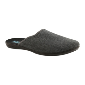 Pantofole da uomo grigie Adanex 24623 grigio
