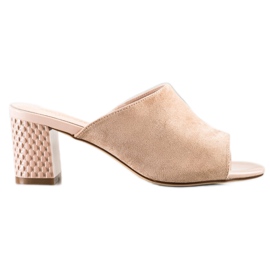 Eleganti pantofole Sergio Leone beige