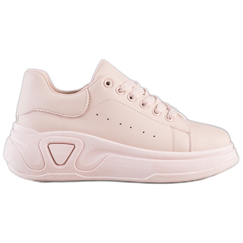 SHELOVET Sneakers in ecopelle alla moda rosa