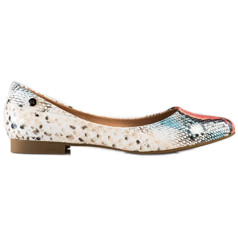 Ballerine Sergio Leone con stampa serpente multicolore